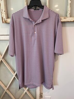 Turtleson size XL striped golf polo shirt